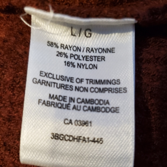 Denver Hayes Cozy Waffle Fitted Open Cardigan - Picture 4 of 5